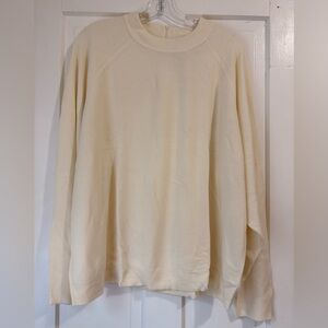 Elegant Cream Crewneck Sweater